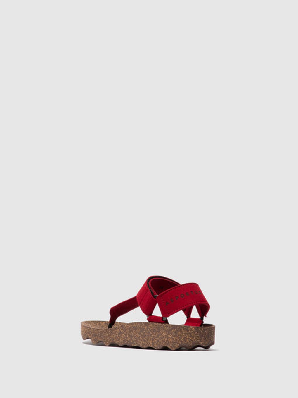 Asportuguesas Fizz Sandaalit Red Suede - Naisten Thong Sandaalit ASPP018156FI Punainen